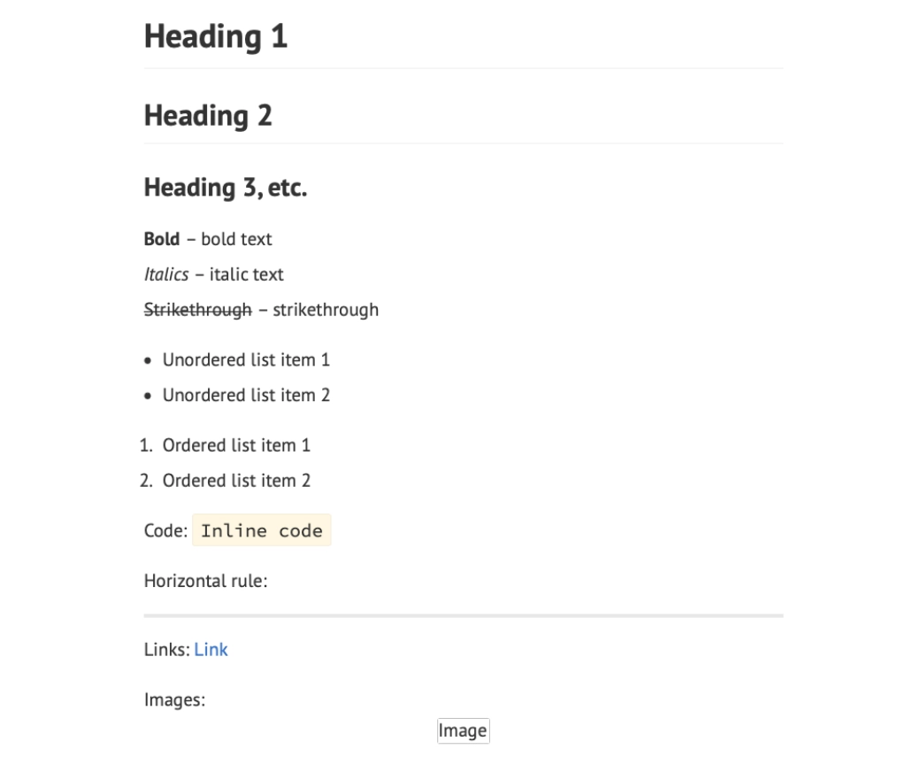 FSNotes in preview mode, accessible with the shortcut ⌘-/