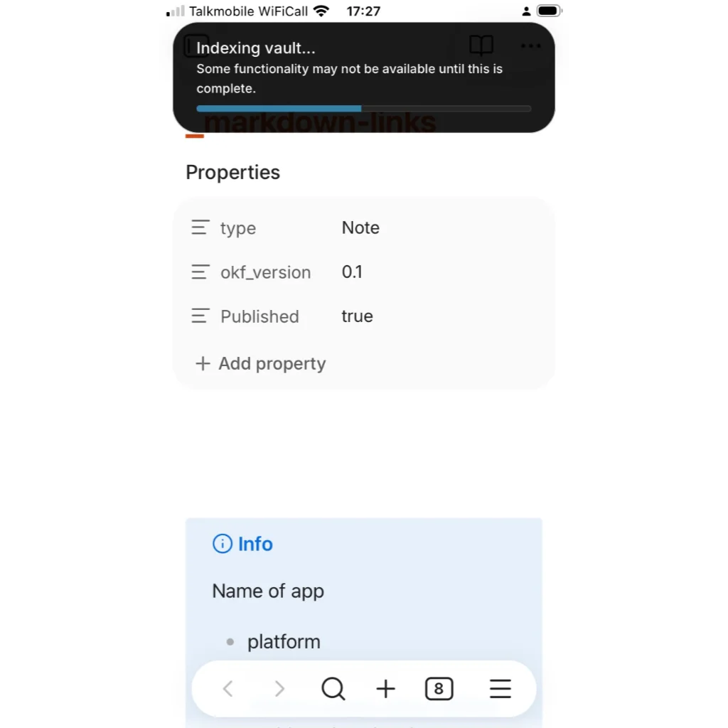 How to fix Obsidian’s ‘Indexing vault…’ issue